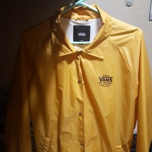 Yellow vans windbreaker